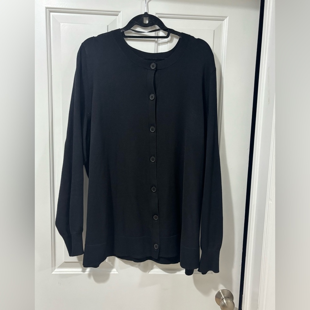 Lane Bryant black cardigan